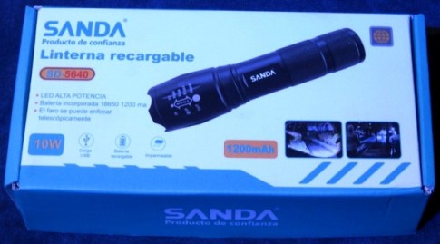 LINTERNA RECARGABLE SANDA SD-5640 (2)